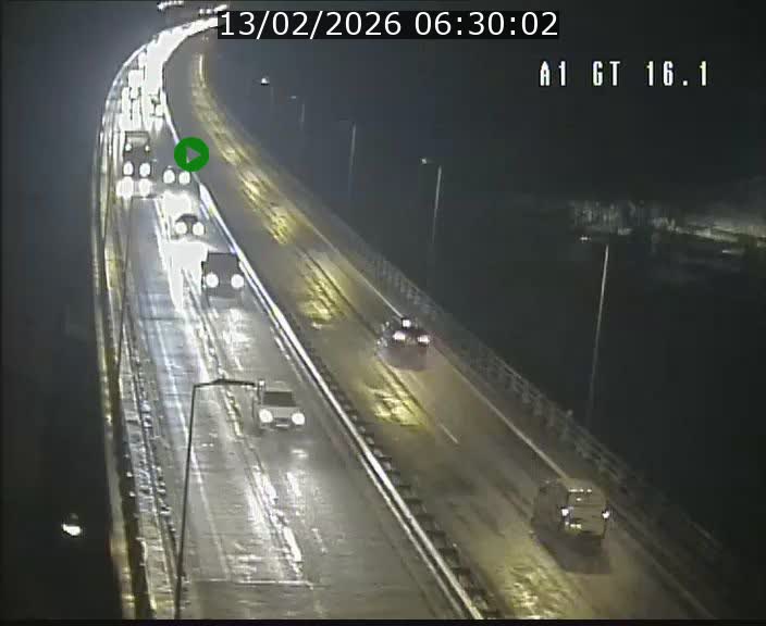 Traffic live webcam Luxembourg Niederanven - A1 direction Allemagne - BK 16.1