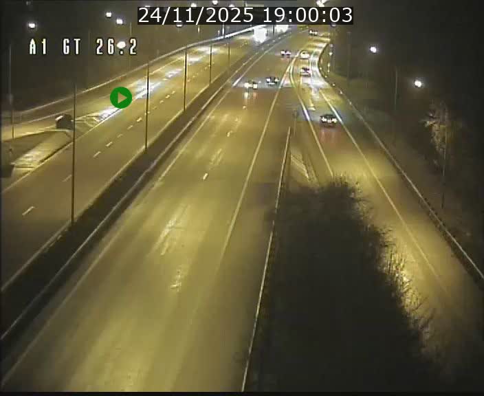 Traffic live webcam Luxembourg Grevenmacher - A1 direction Allemagne - BK 26.2