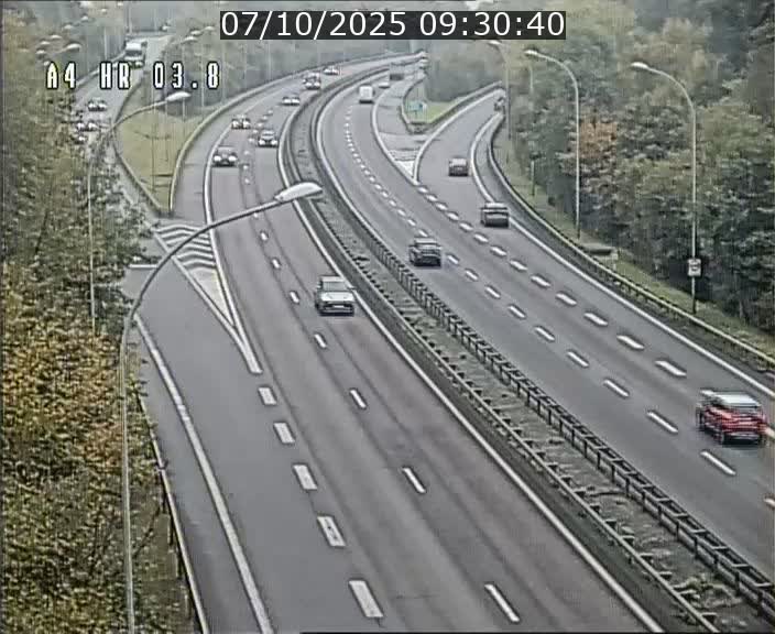 Webcam traffic A4 Luxembourg - BK 3.8 - Leudelange (direction Esch sur Alzette)