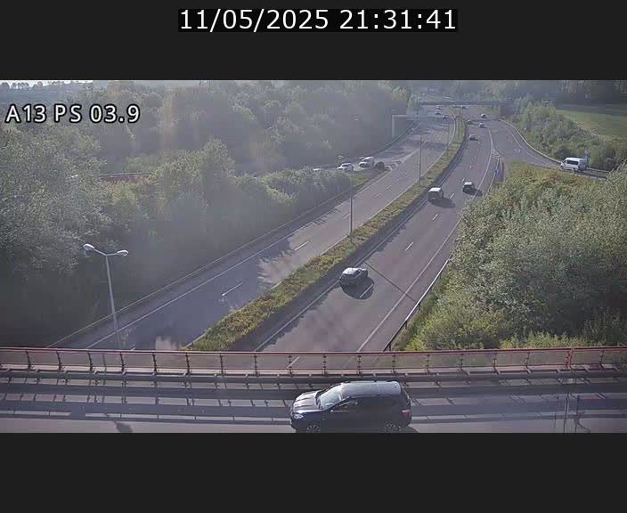 Traffic live webcam Luxembourg Ehlerange - A13 direction Esch-sur-Alzette - BK 6.8