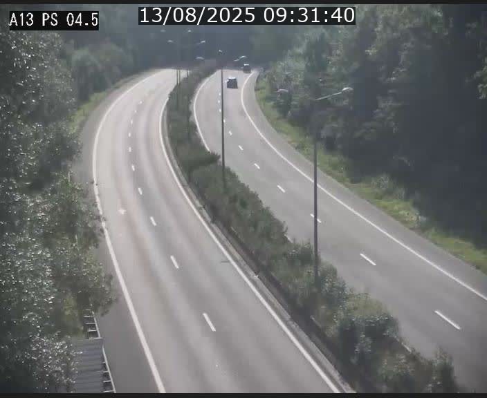 Traffic live webcam Luxembourg Differdange - A13 direction Esch-sur-Alzette - BK 4.5