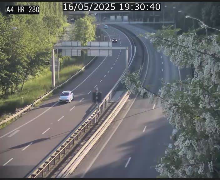 Webcam traffic A4 Luxembourg - BK 0.2 - P+R Bouillon (direction Luxembourg)