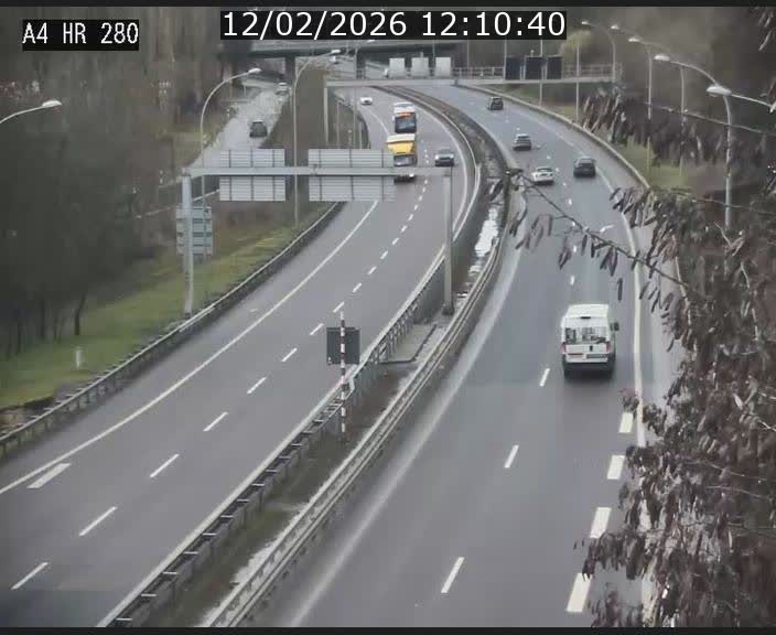 Webcam traffic A4 Luxembourg - BK 0.2 - P+R Bouillon (direction Luxembourg)