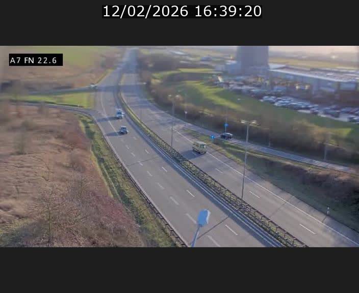 Caméra trafic Luxembourg - A7, Colmar-berg direction Mersch