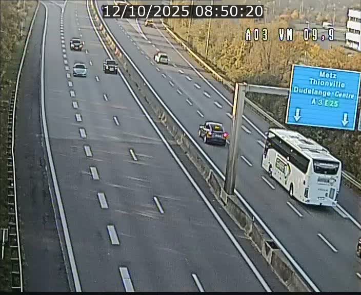 Webcam Autoroute à la Croix de Bettembourg - A3 - BK 9.9 - direction France