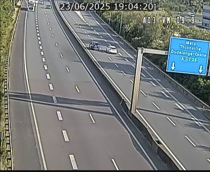 Webcam Autoroute à la Croix de Bettembourg - A3 - BK 9.9 - direction France