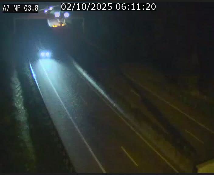 Webcam autoroute A7 au Luxembourg à la sortie du Tunnel Stafelter vers le Nord