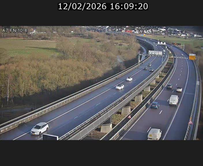 Caméra trafic Luxembourg - A7, Tunnel Gousselerbierg, sortie sud, direction rond-point Lorentzweiler (BK 10.8)