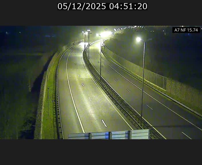 Caméra trafic Luxembourg - A7, Tunnel Mersch, entrée nord, direction Lorentzweiler