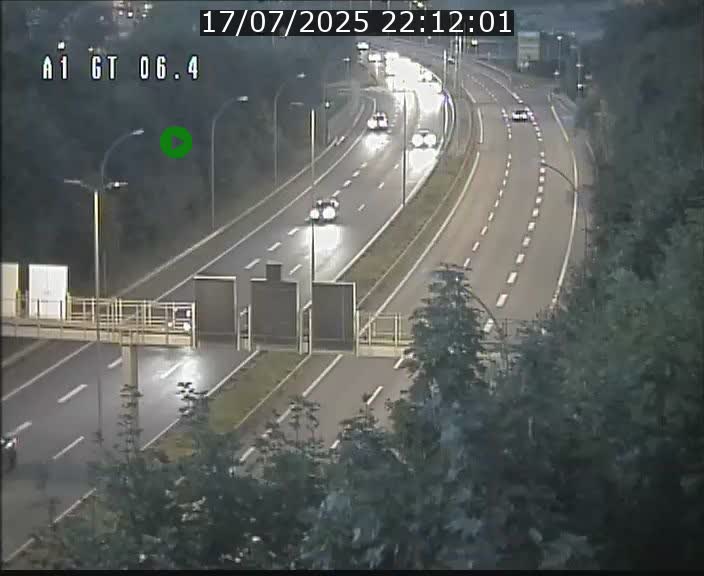 Traffic live webcam Luxembourg Hamm - A1 direction Sandweiler - BK 6.4