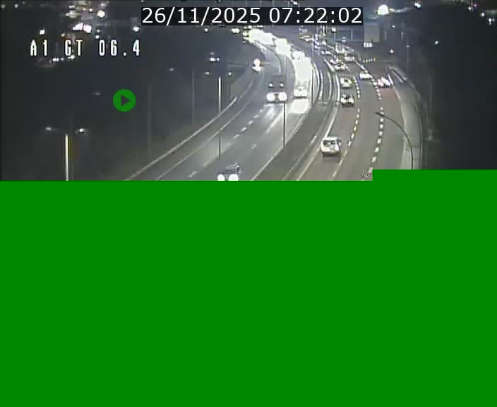 Traffic live webcam Luxembourg Hamm - A1 direction Sandweiler - BK 6.4