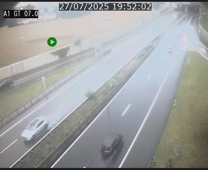 Traffic live webcam Luxembourg Cents - A1 direction Kirchberg - BK 7
