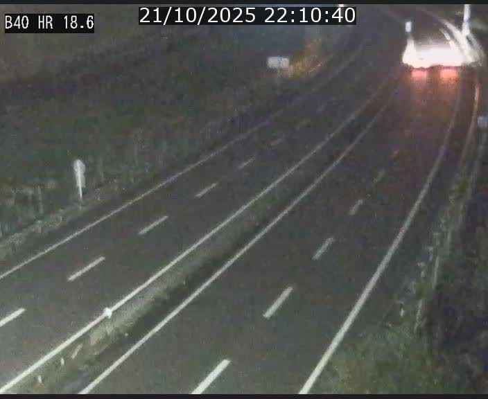 Webcam sur la route de liaison entre Micheville et Esch-Belval à la frontière entre le Luxembourg et la France. Vue orientée vers la Lorraine.