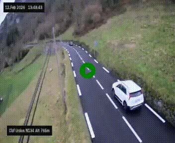 Webcam dans les Pyrénées Atlantique au niveau du col d'Urdos et du fort du Pourtalet sur la N134, en direction du Col et du tunnel du Somport, à 765 mètres d'altitude