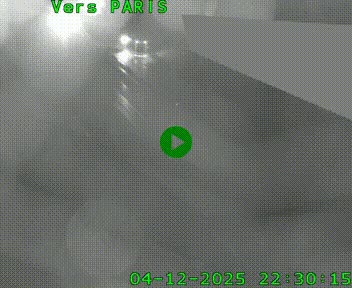 Caméra routière sur l'autoroute A20 à Saint-Pardoux-l'Ortigier, à la jonction avec l'A89. Vue orientée vers Paris