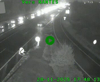 Webcam N147 au nord de Poitiers et à la jonction avec la A10