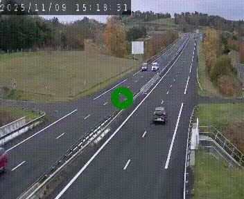 Caméra autoroutière France - A75, Coren, en direction de Montpellier