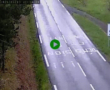 Caméra routière France - N102, au niveau du col de Montmirat à Saint-Etienne-du-Valdonnez à 1039 mètres d'altitude