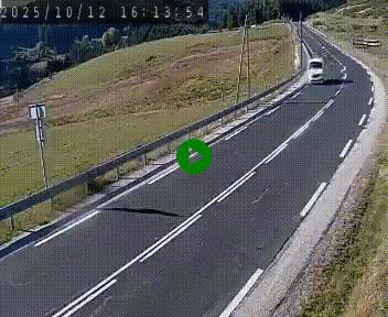 Webcam routière au niveau du col de la Chavade en Ardèche, sur la N102 à 1266 mètres d'altitude