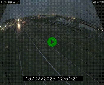 Webcam sur la N165 à hauteur de Caudan, dans le Morbihan.