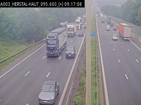 Webcam autoroute Belgique - Herstal - E40 direction Aix-la-Chapelle - BK 97