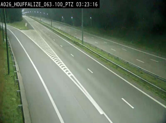 Caméra autoroute Belgique - Houffalize, E25 direction Liège