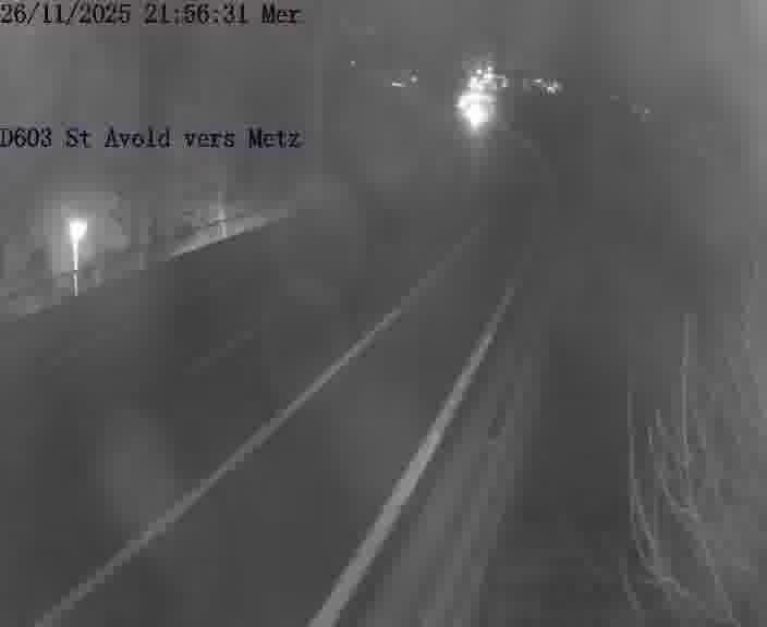 Clone of Webcam sur la D603 située à proximité de Saint-Avold. Vue orientée vers Metz