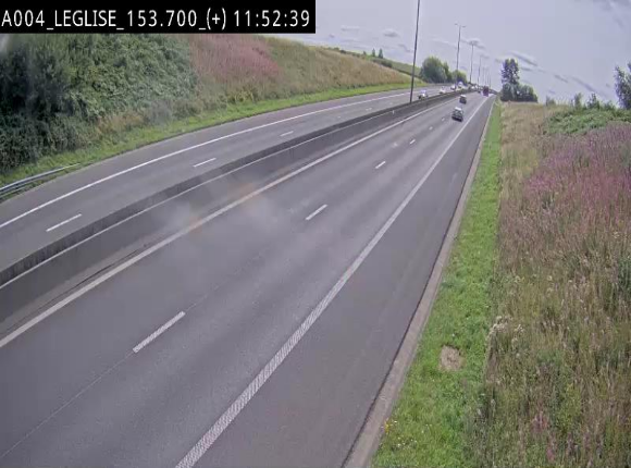 Webcam autoroute E411 à hauteur de Léglise, en direction de Luxembourg