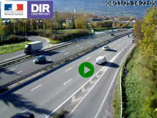Webcam sur la Nationale 201 à hauteur de la sortie Chambéry-Nord, avant à la jonction entre l'A41 et l'A43, en direction de Lyon