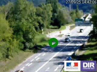 Webcam info trafic à proximité de Vizille sur la N85, au niveau du point de vue du Saut du Moine à Champagnier