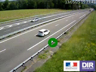 Webcam autoroute sur l'A77 à hauteur de Pouilly-sur-Loire en direction de Nevers