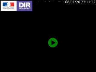 Webcam traffic à Grenoble-sud sur l'autoroute A480. Vue orientée vers l'entrée et la sortie de Grenoble