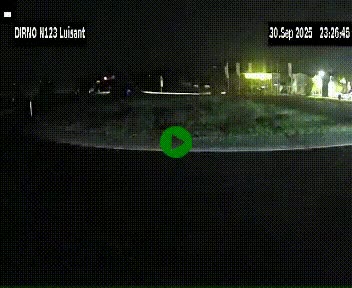 Webcam en périphérie de Chartres sur la N123, à hauteur de Luisant. Vue orientée vers Chartres