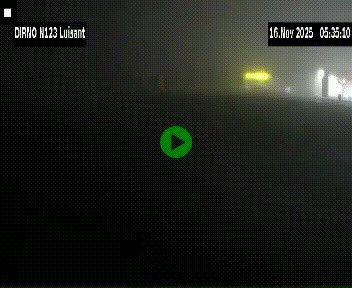 Webcam en périphérie de Chartres sur la N123, à hauteur de Luisant. Vue orientée vers Chartres
