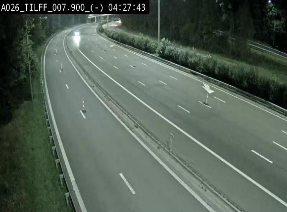 Webcam autoroute A26/E25 à Esneux, en Belgique en direction Luxembourg - BK 7.9