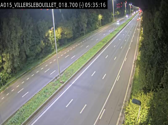 Webcam autoroute Belgique - Villers-le-Bouillet - E42 direction Liège - BK 18.7