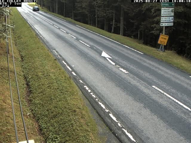 Caméra du Collet sur la route de Colmar (D417)