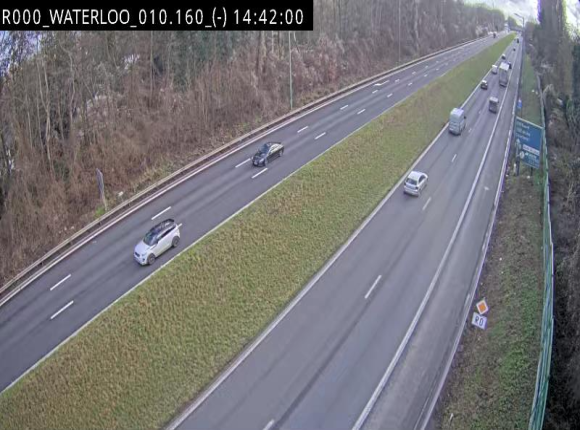 Webcam autoroute Belgique - Waterloo - R0 (ring de Bruxelles) - BK 12.3