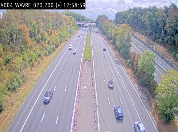 Webcam @ Wavre-sud KP 19.6, A4/E411