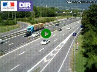 Caméra routière à hauteur de la sortie 15 Chambéry-centre au PK 4,103 en direction d'Albertville
