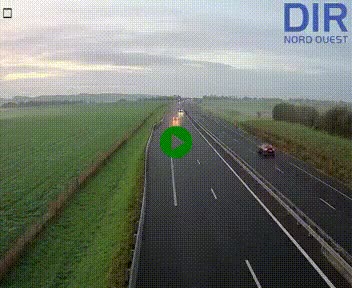Webcam sur A84 à hauteur de l'échangeur de Poilley avec la N175, au sud d'Avranches