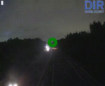 Webcam sur le périphérique de Caen (N814) à l'est de la ville, à Mondeville hauteur de la sortie 2, Presqu'île-Rives de l'Orne, au bout de l'autoroute A13