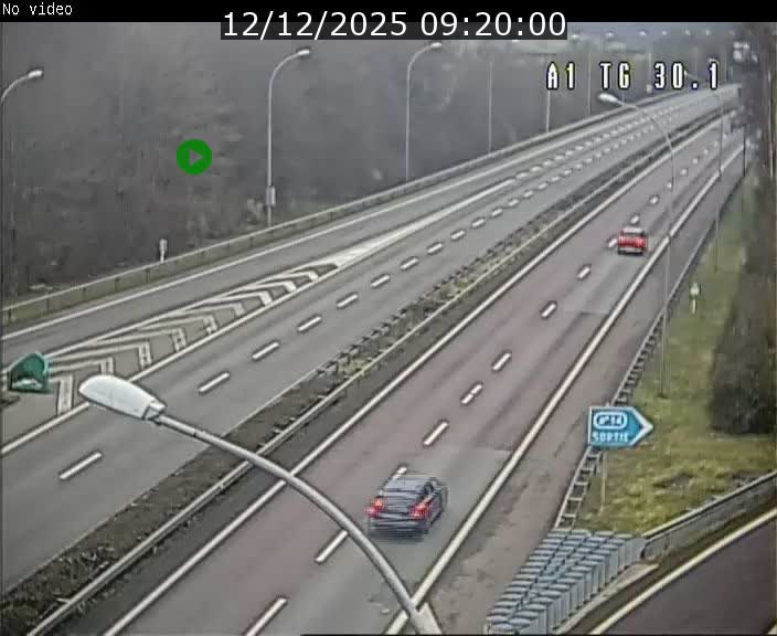 Traffic live webcam Luxembourg Grevenmacher - A1 direction Luxembourg - BK 30.1