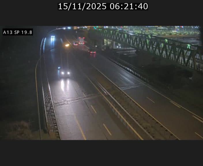 Traffic live webcam Luxembourg Croix de Bettembourg - A13 direction Esch-sur-Alzette - BK 19.8