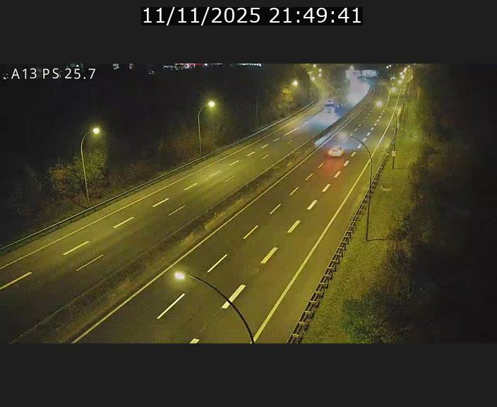 Traffic live webcam Luxembourg Frisange - A13 direction Allemagne - BK 26
