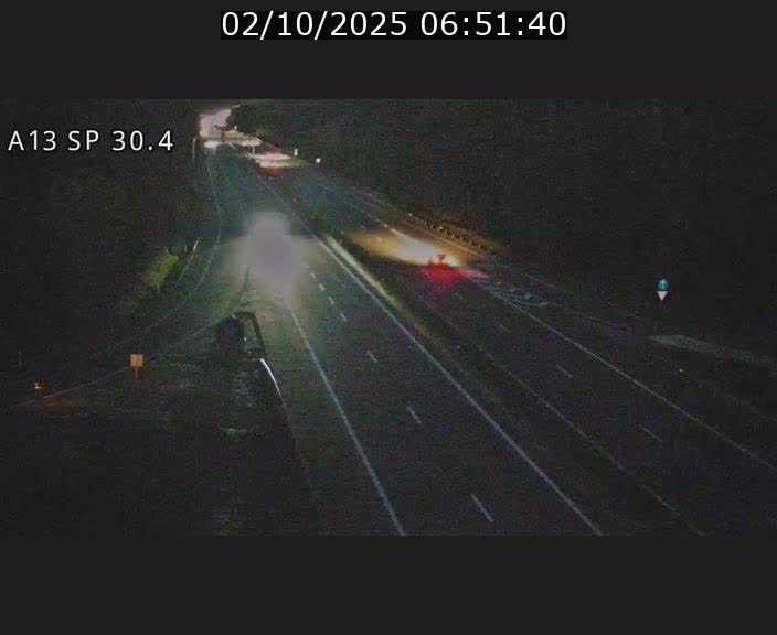 Traffic live webcam Luxembourg Altwies - A13 direction Luxembourg-ville - BK 30.4