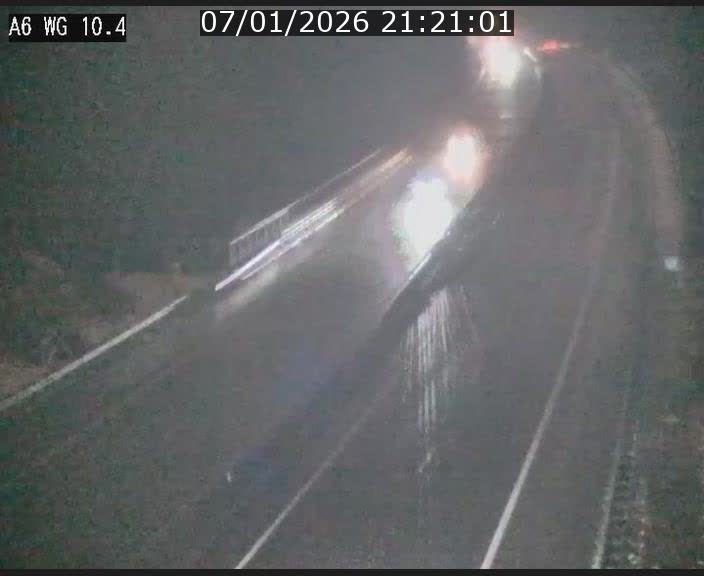 Traffic live webcam Luxembourg Mamer - A6 - BK 10.4 - direction Luxembourg/France/Allemagne