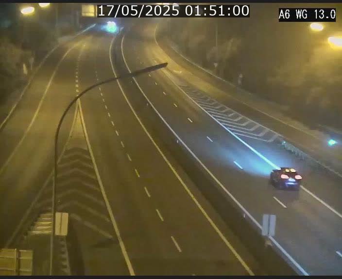 Traffic live webcam Luxembourg Mamer - A6 - BK 13 - direction Luxembourg/France/Allemagne