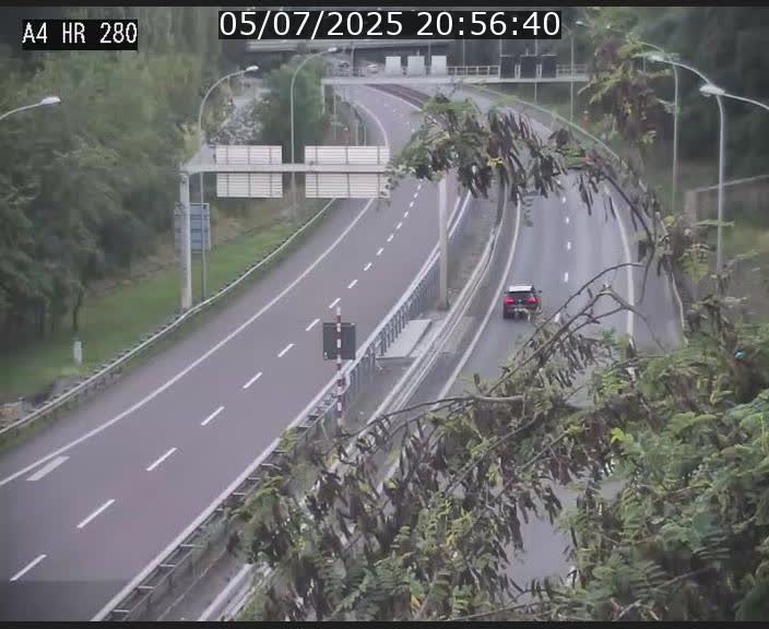 Webcam traffic A4 Luxembourg - BK 0.2 - P+R Bouillon (direction Luxembourg)