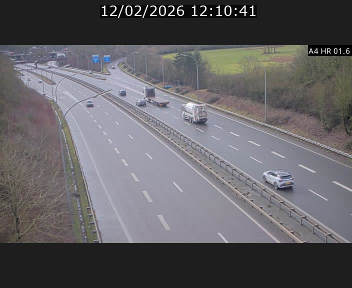 Info Trafic Luxembourg A4 - BK 1.6 - Croix de Cessange (direction Esch)